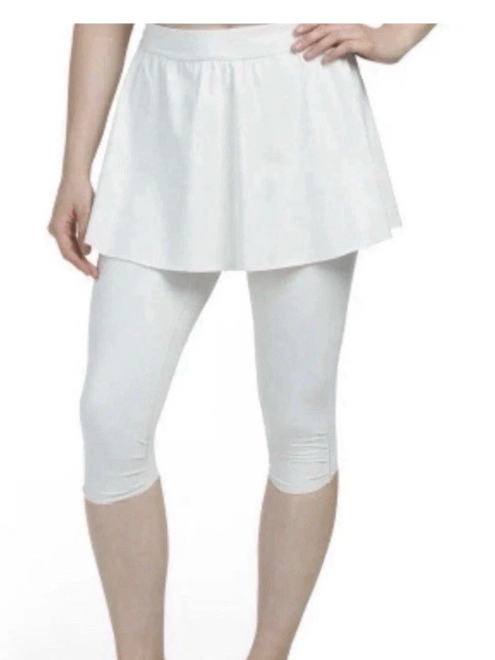 SPANX White Booty Boost Activewear Leggings (2X)